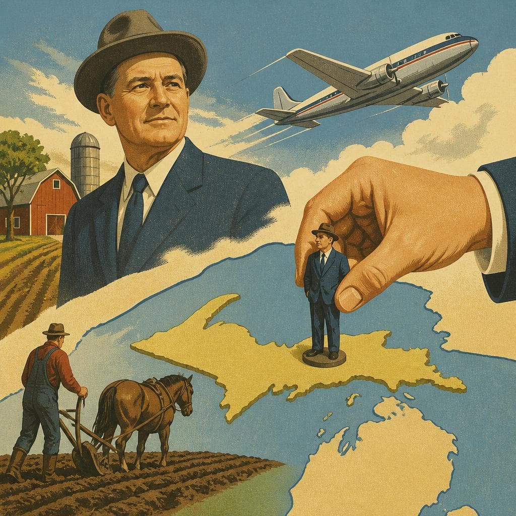 Cover art for How Cyrus Luce Landed on the Upper Peninsula Map