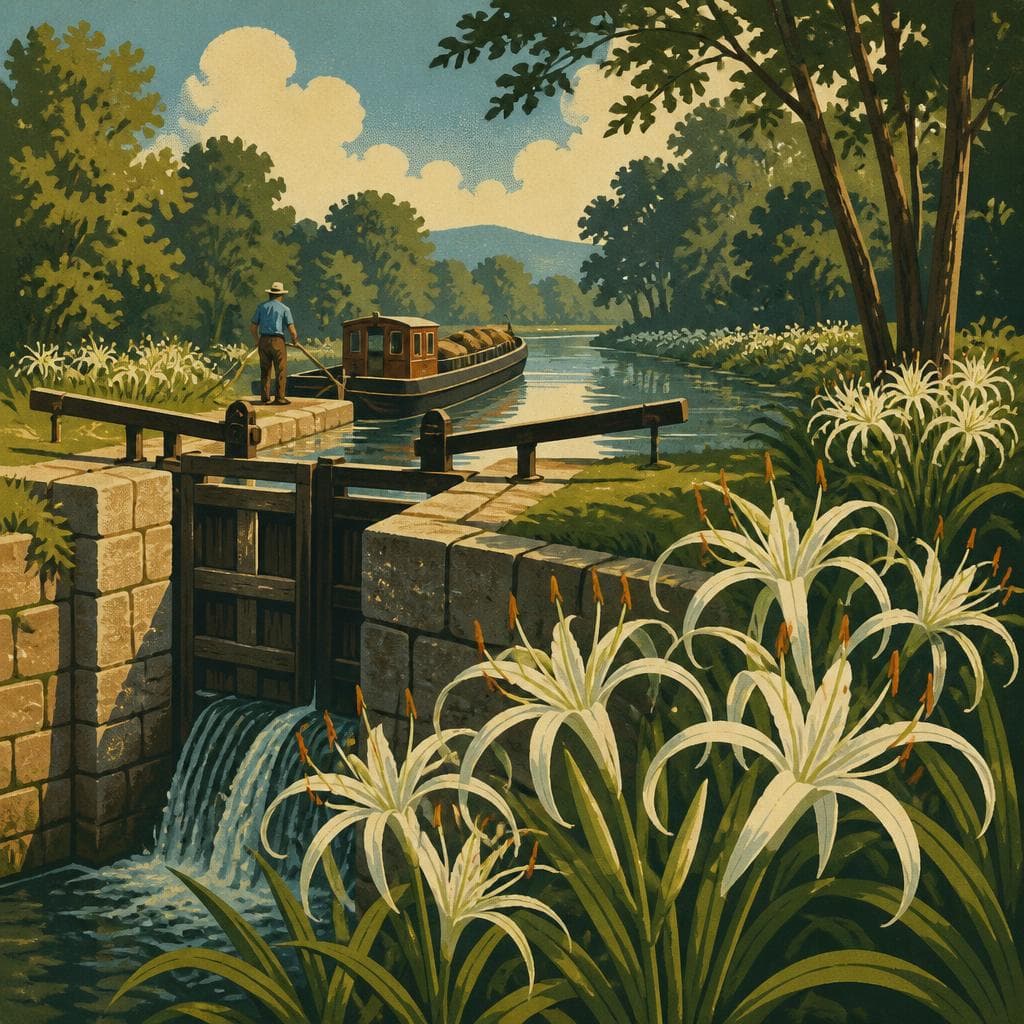Cover art for Where Stone Locks Give Way to Spider Lilies