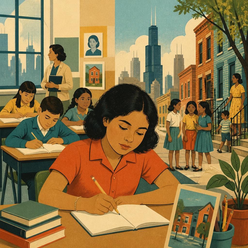 Cover art for Writing Mango Street in Chicago