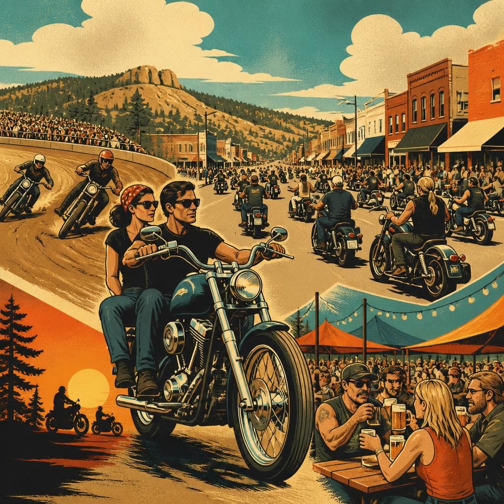 Cover art for When Sturgis Becomes a City on Two Wheels