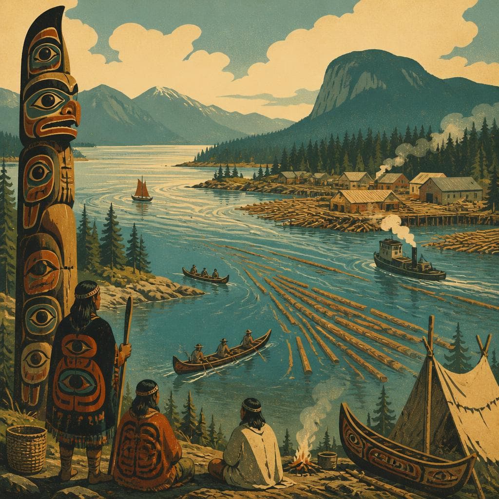 Cover art for Where the River Learned to Carry Logs