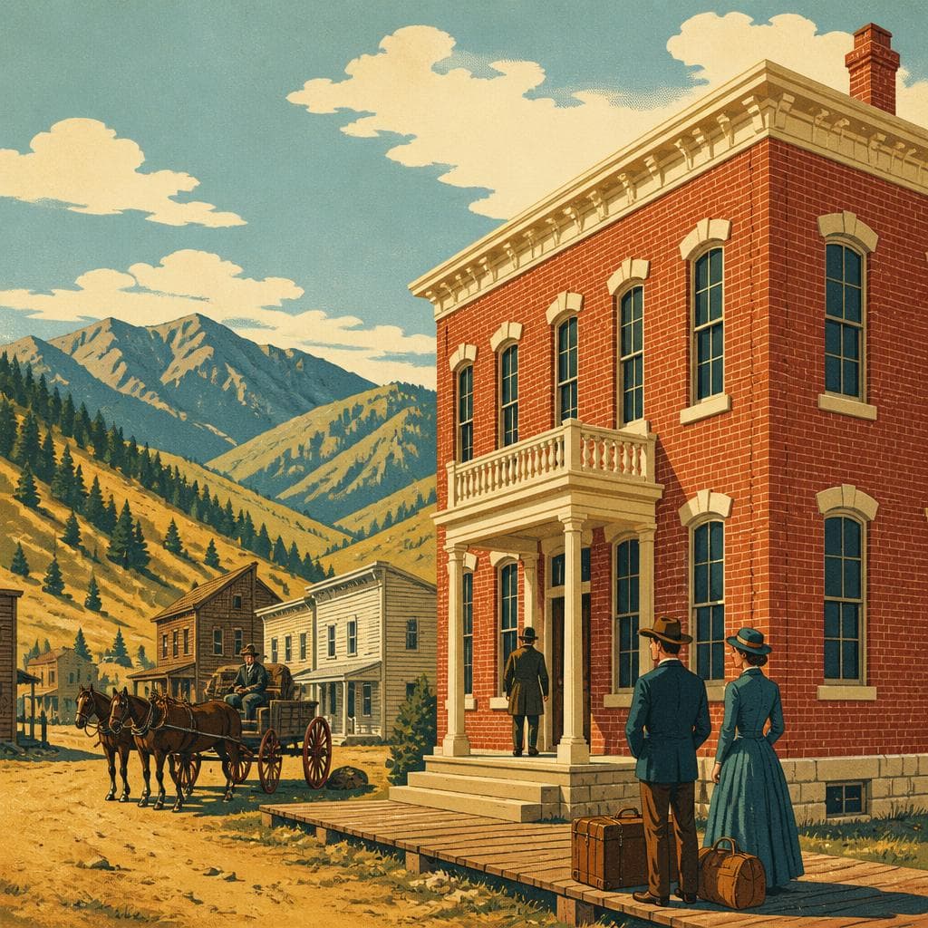 Cover art for A Brick Welcome in Bannack