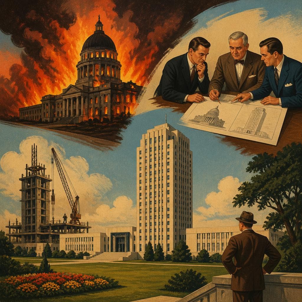 Cover art for When Fire Remade North Dakota’s Capitol