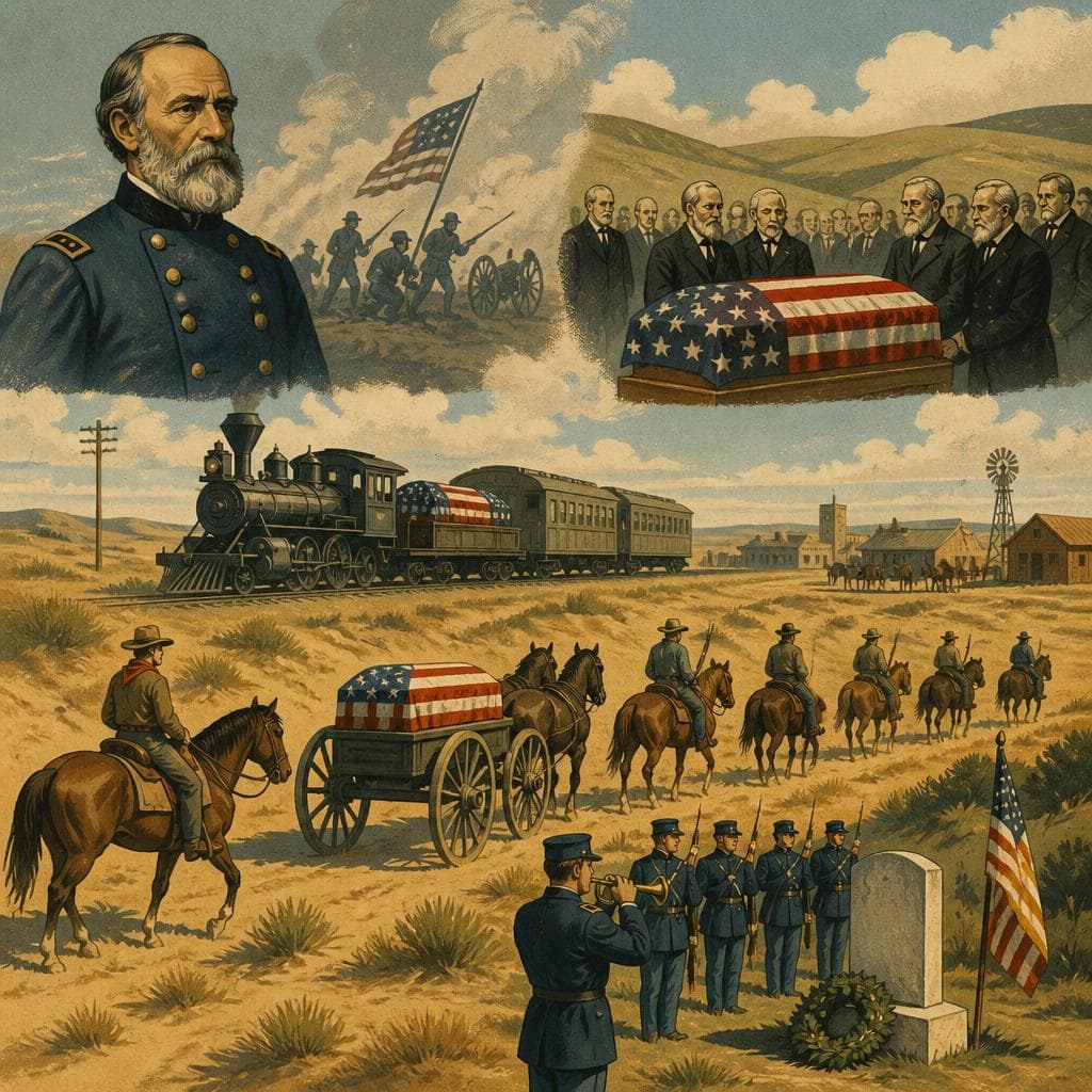 Cover art for How a Fallen General Reached the Sandhills