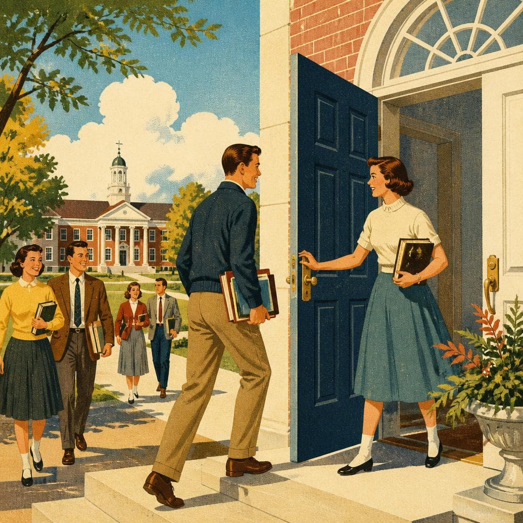 Cover art for When Franklin College Opened the Door