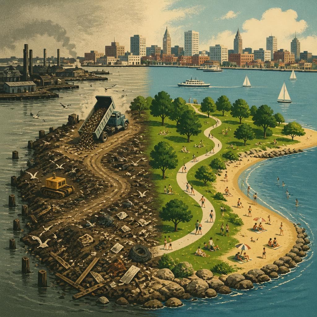 Cover art for Where Boston Buried Trash and Built a Harbor Park