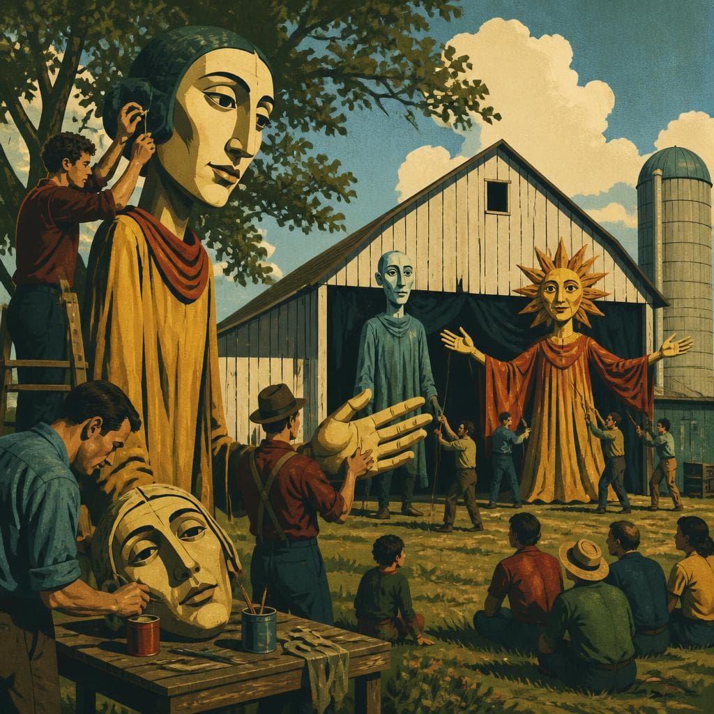 Cover art for Where Giant Puppets Took Root