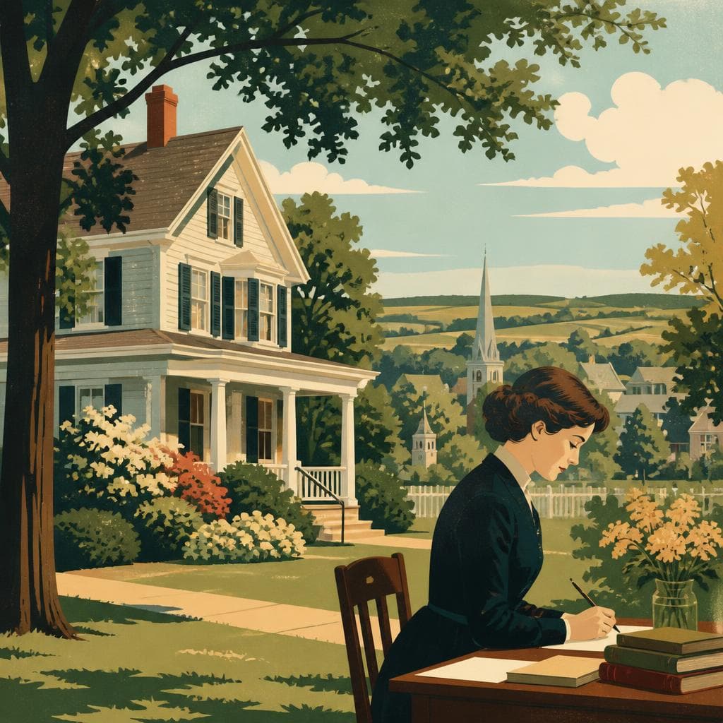 Cover art for Before the Prairie Novels, a House in Falls Church