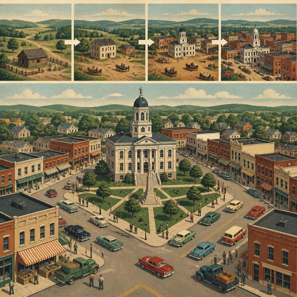 Cover art for How a County Seat Built Itself Around the Square