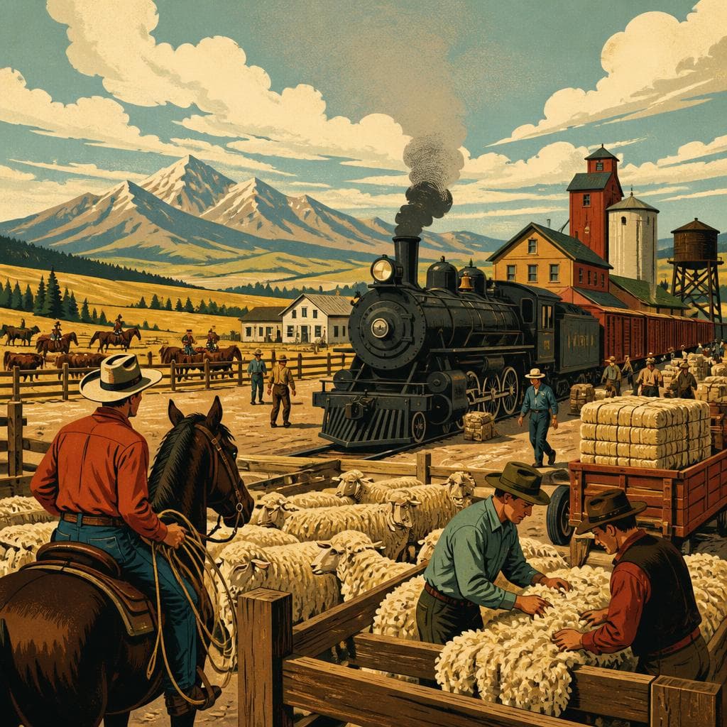 Cover art for Where Big Timber Learned to Feed a Railroad West