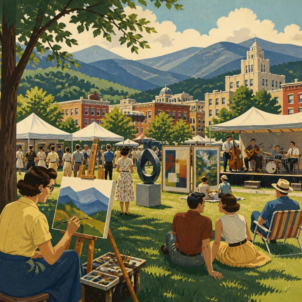 Cover art for Where Blue Ridge Puts Art on the Grass