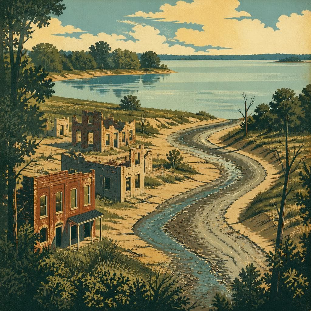 Cover art for Where the River Left a Town Behind