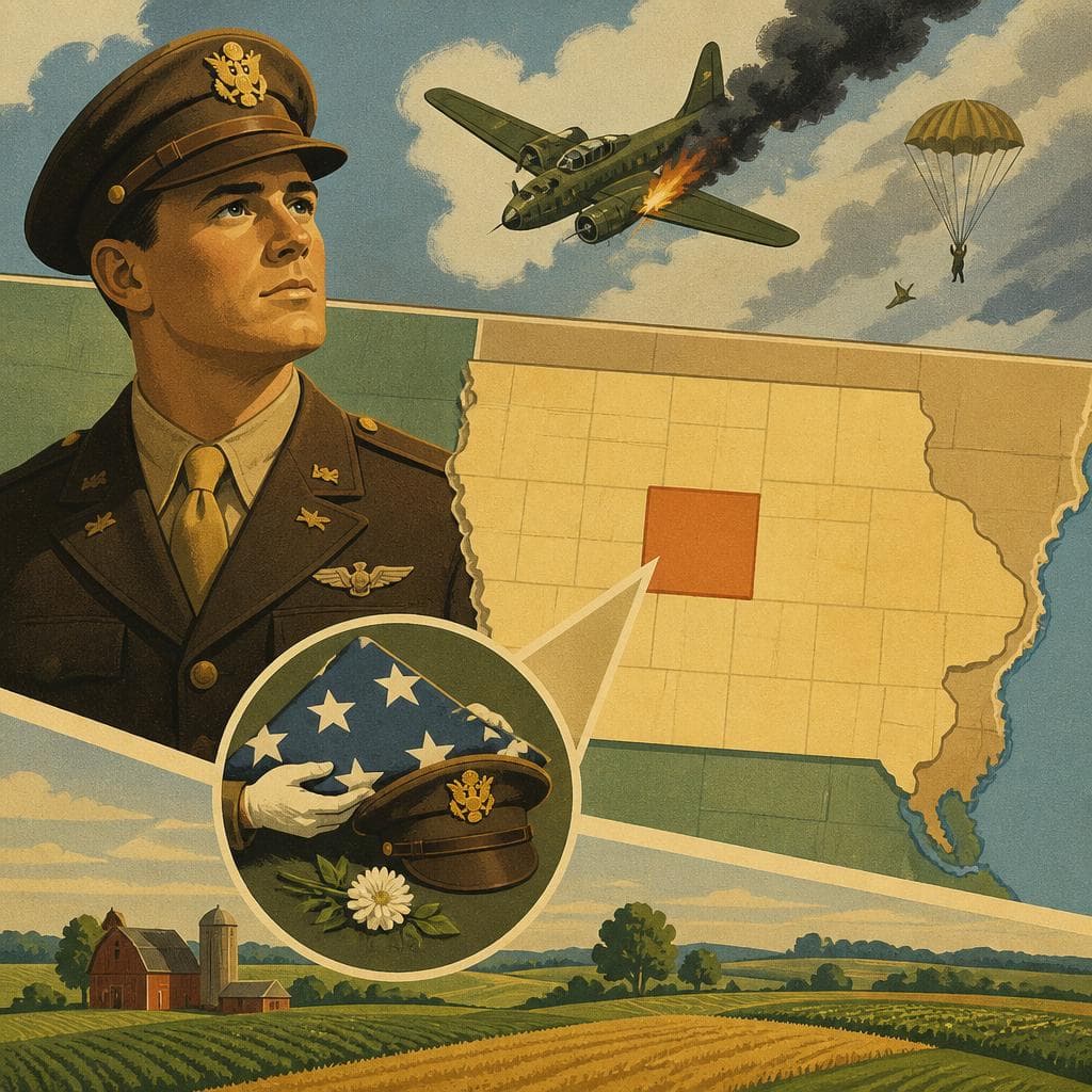Cover art for How a Fallen Captain Became an Iowa County