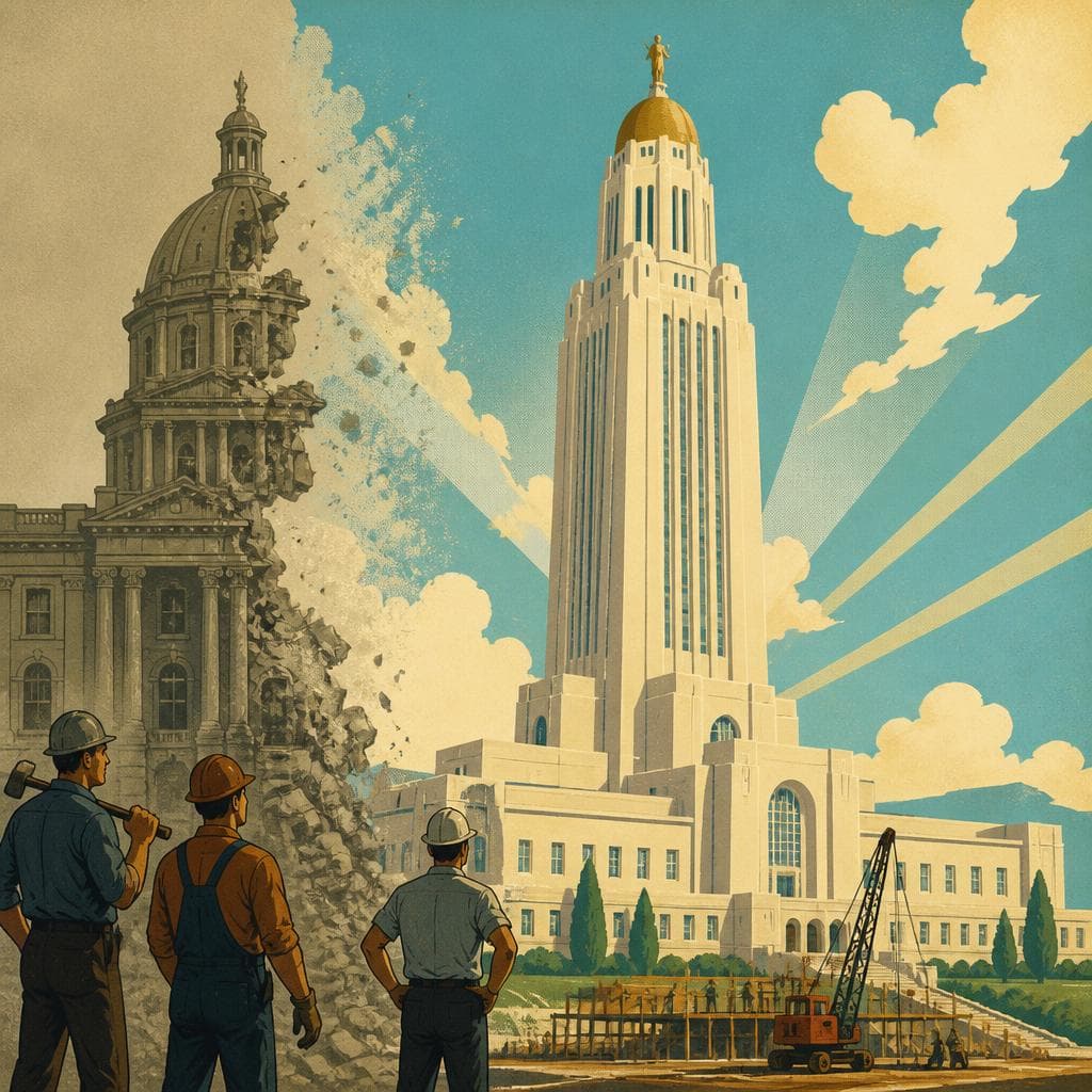 Cover art for When Nebraska Reached for the Sky