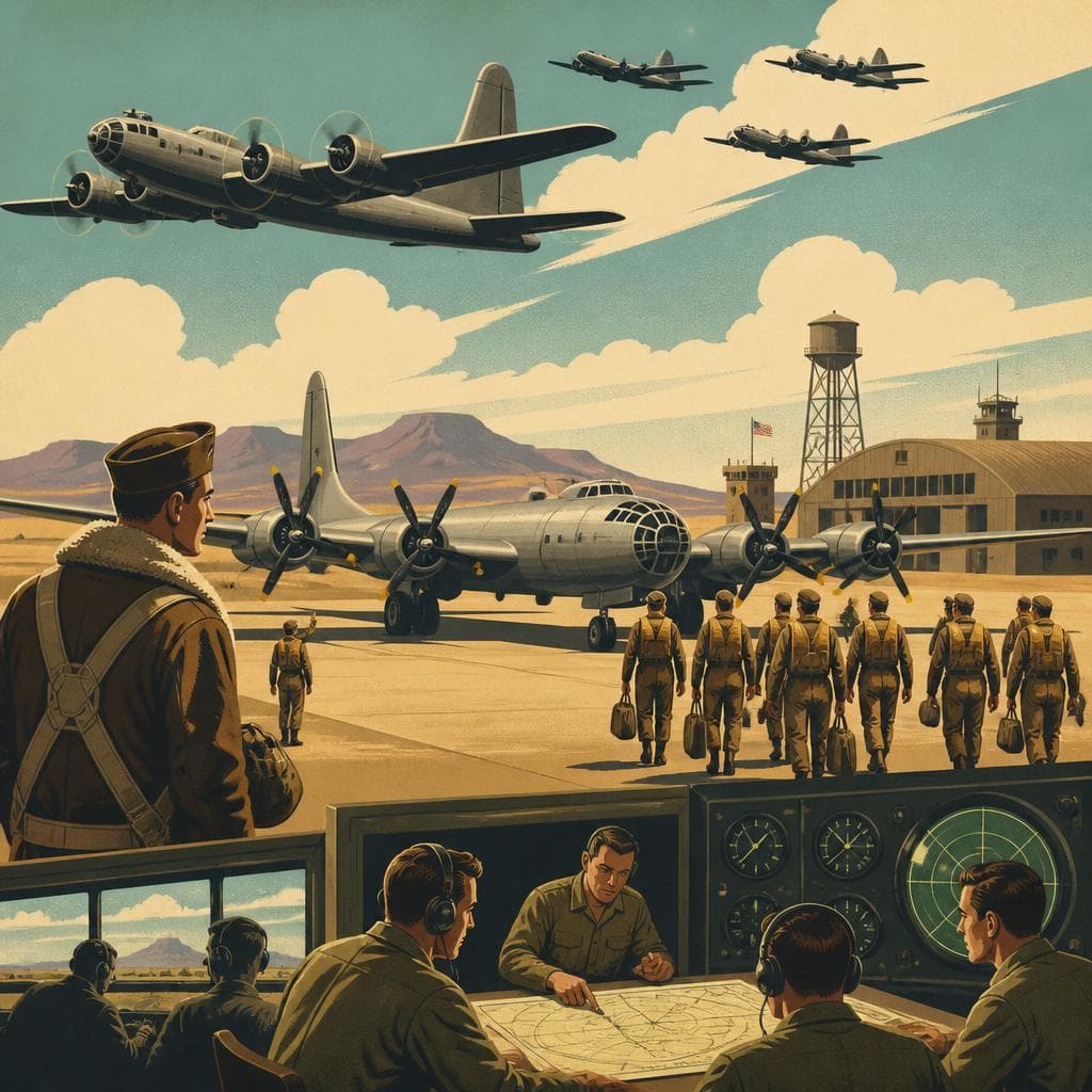 Cover art for Before the Headlines, Roswell Built Bomber Crews