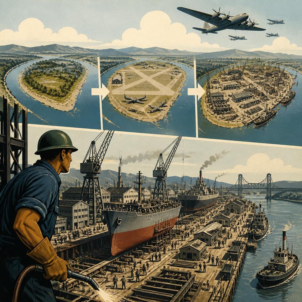 Cover art for From Airfield to Arsenal on Swan Island
