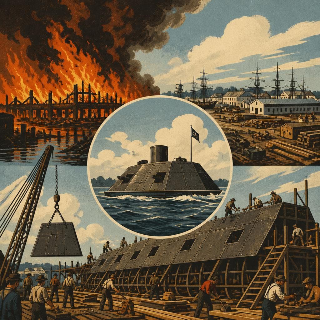 Cover art for From Flames to Iron at Gosport
