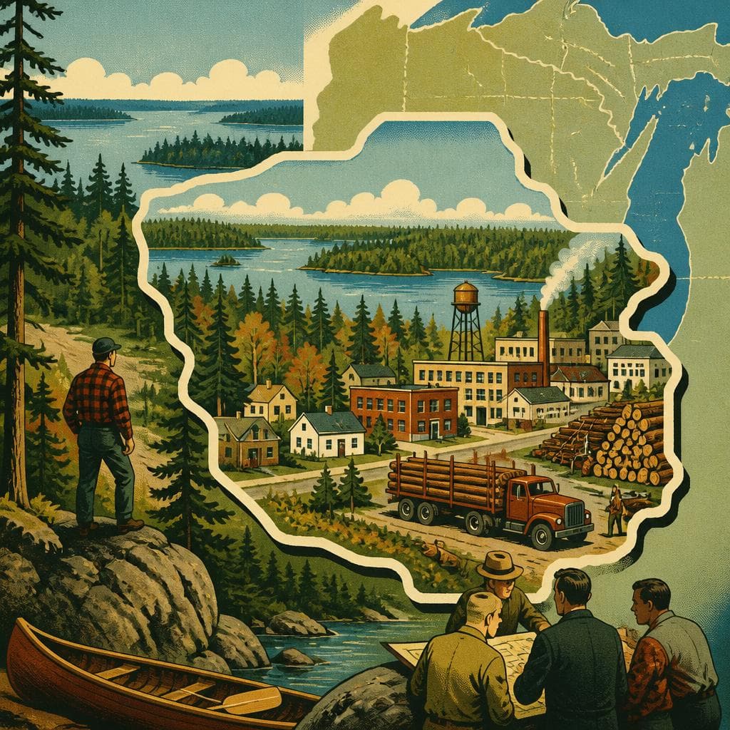 Cover art for When the Northwoods Drew a New Line