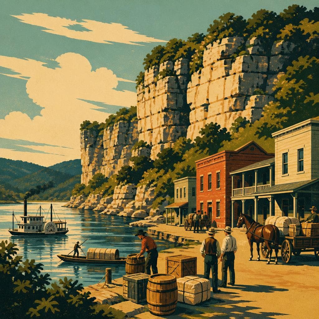 Cover art for Where the Bluffs Made the Town