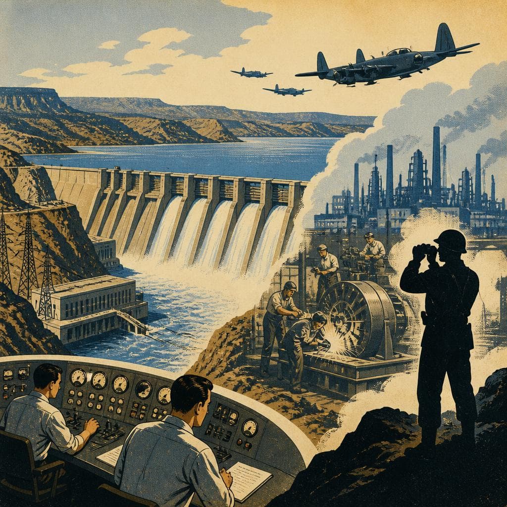Cover art for When Grand Coulee Turned Water Into War Power