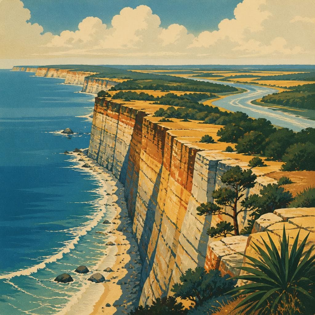 Cover art for Where the Coastal Plain Suddenly Stands Up