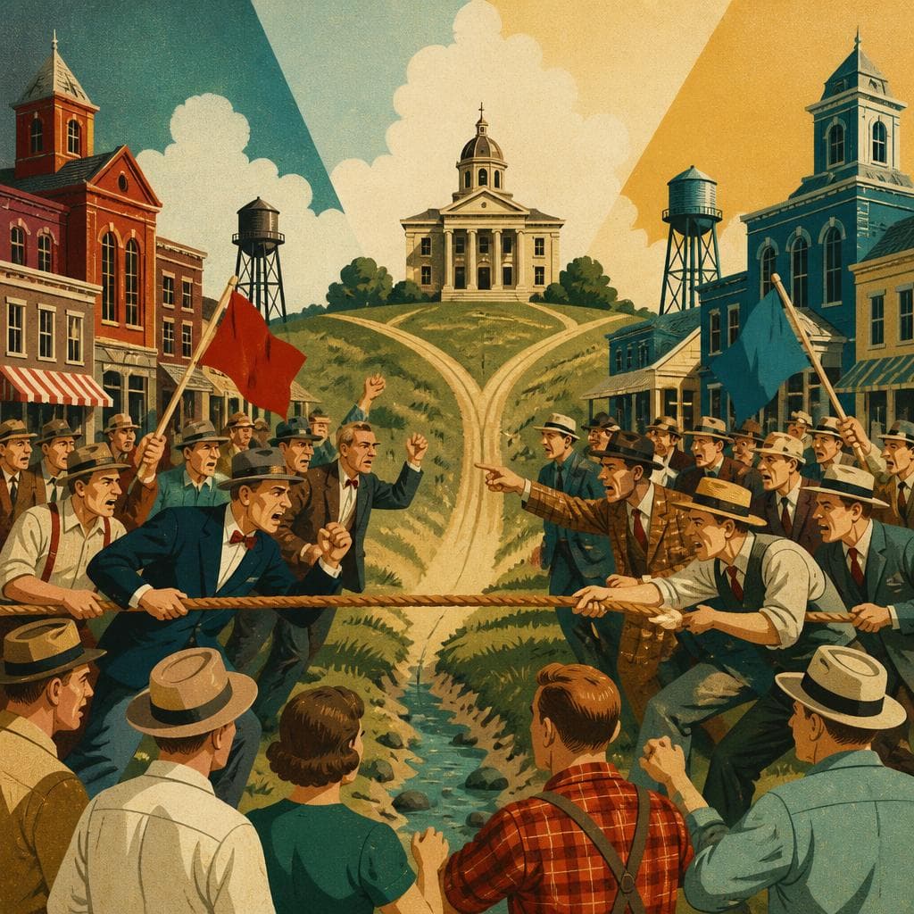 Cover art for When Two Towns Fought for Harper County