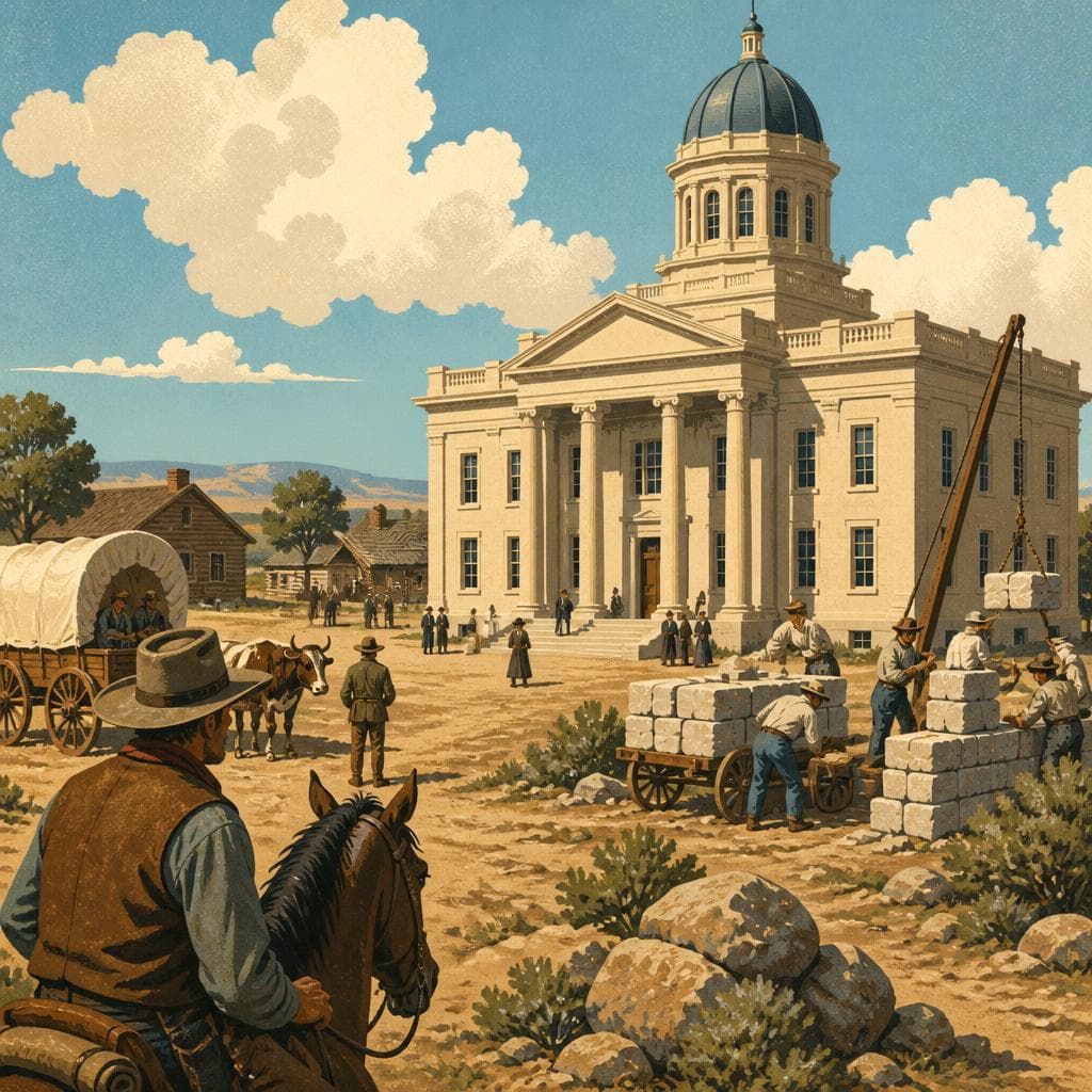 Cover art for When Stone Settled the County Seat