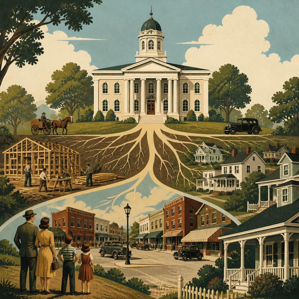 Cover art for How a Courthouse Made Whiteville
