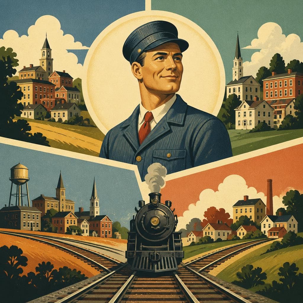 Cover art for When a Railroad Man Became a Town Name