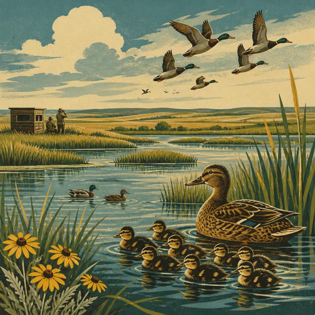 Cover art for Where the Prairie Learned to Hold Waterfowl