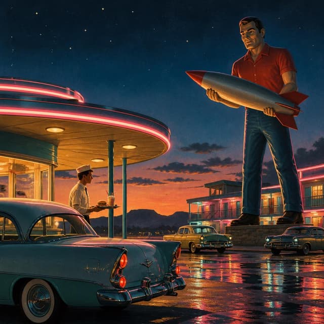 Cover art for the Route 66 & the Great American Road Trip: Neon Nights collection