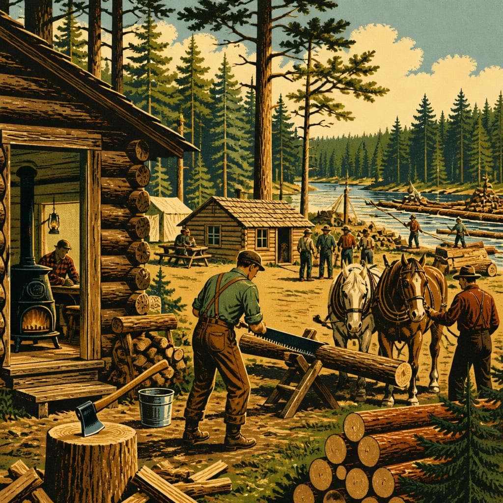 Cover art for Where the Logging Camp Comes Back to Life