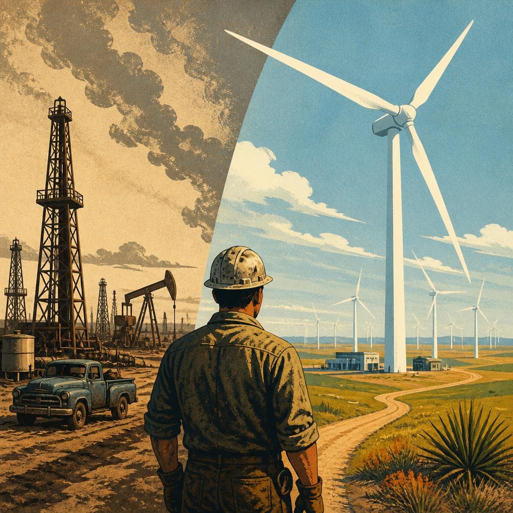 Cover art for When the Oil Town Grew Blades