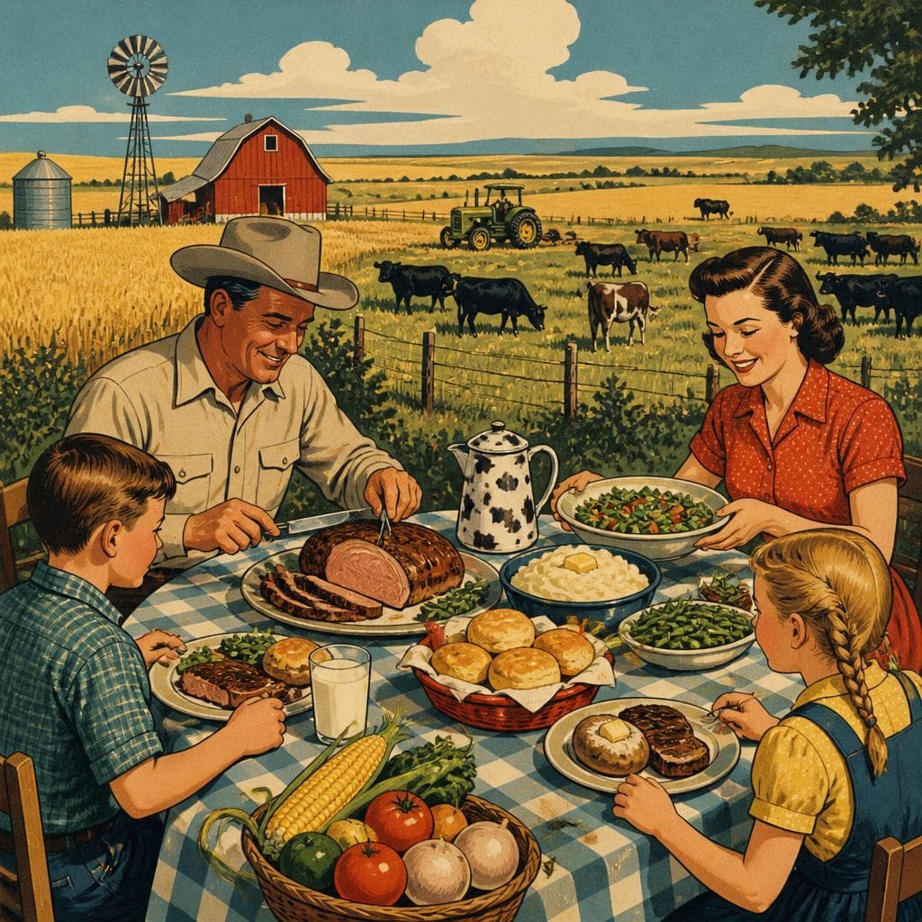 Cover art for A Table Set by Fields and Herds