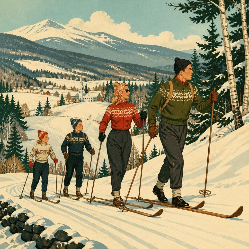 Cover art for How Stowe Learned to Love Cross-Country Skiing