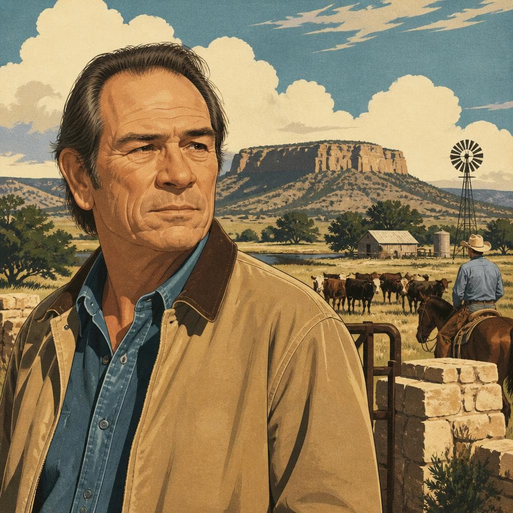 Cover art for Tommy Lee Jones Comes Home to San Saba County