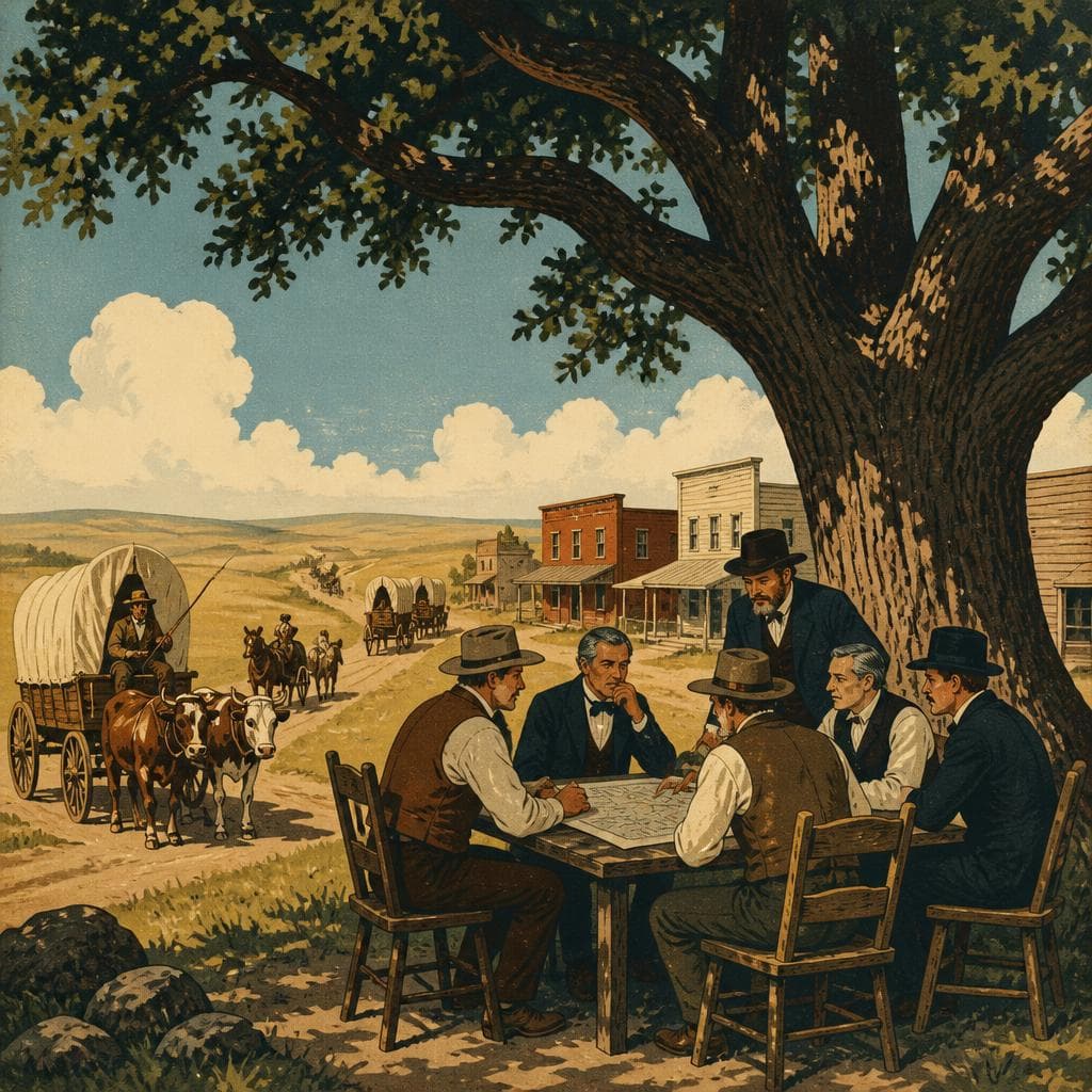 Cover art for Under the Oak, a Trail Town Got Its Name