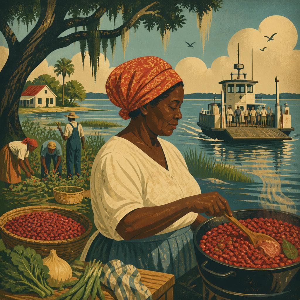 Cover art for Red Peas on the Ferry Tide