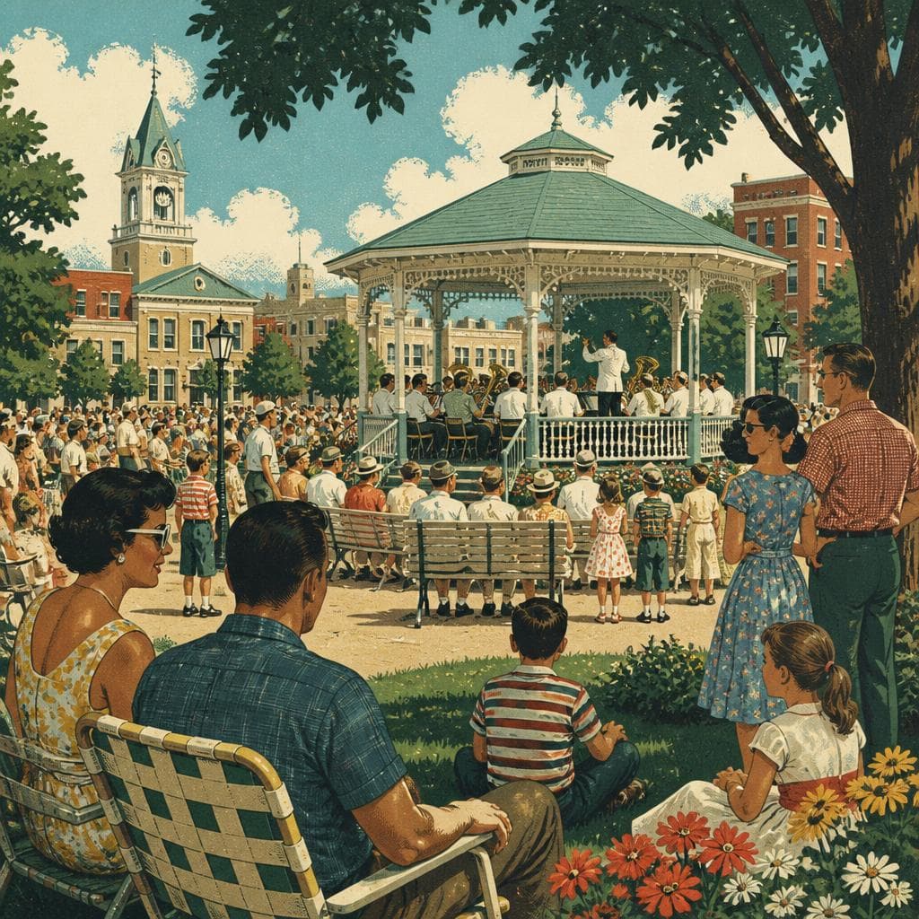 Cover art for When the Town Gathers for the Band
