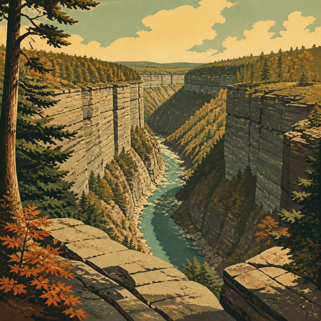 Cover art for Where Ice Left a Canyon on Tug Hill’s Edge