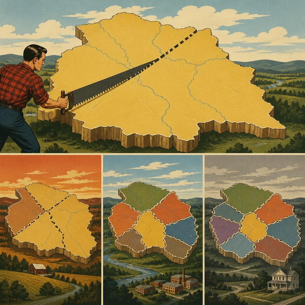 Cover art for A County So Big It Had to Be Cut Down