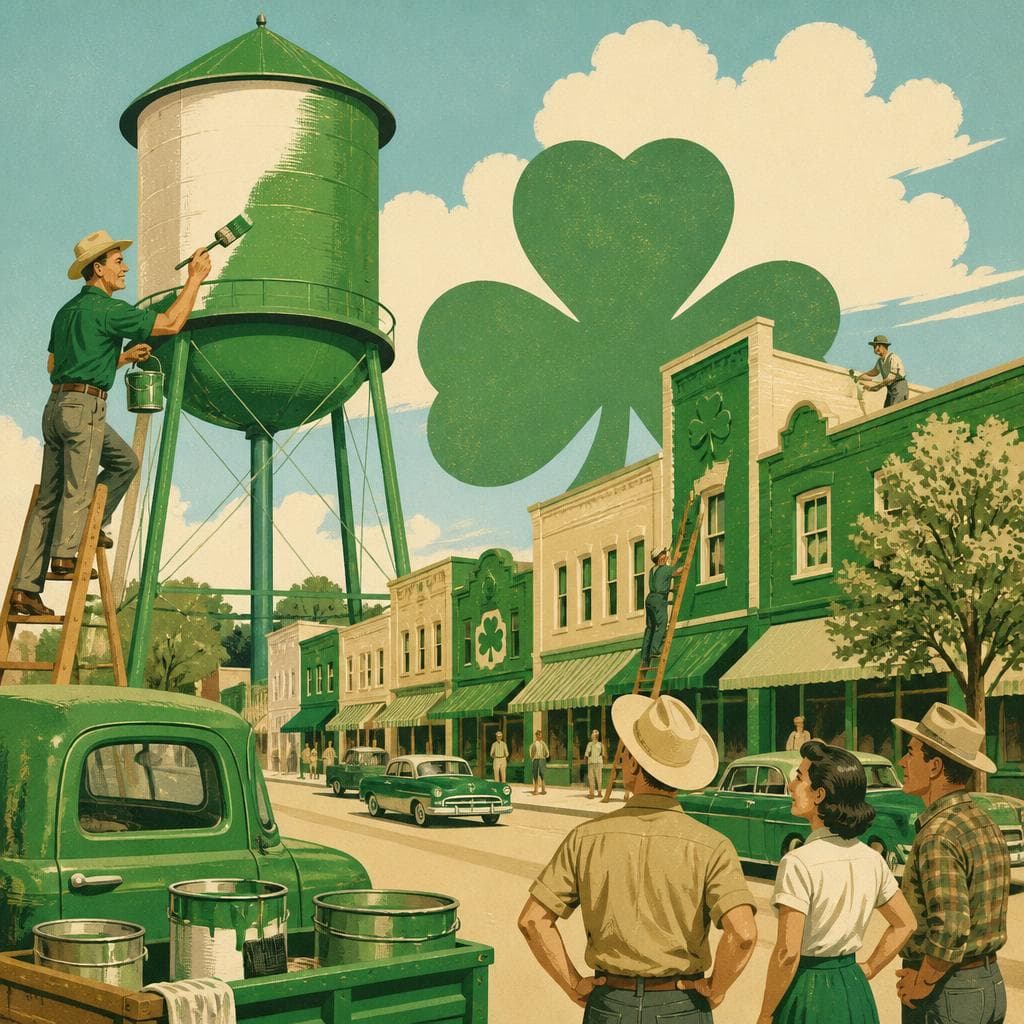 Cover art for When Shamrock Painted Itself Green