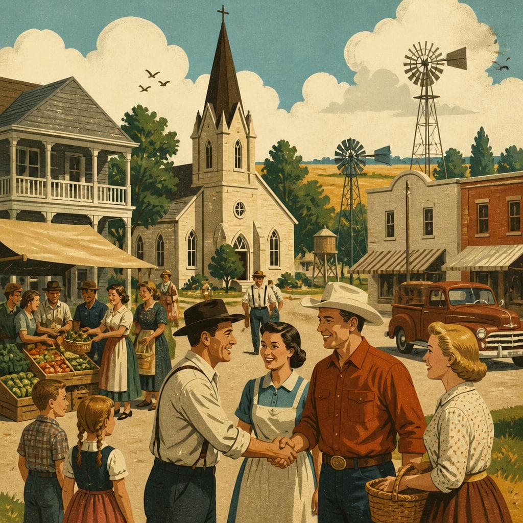 Cover art for Where a Market Town Learned to Speak German-Texan