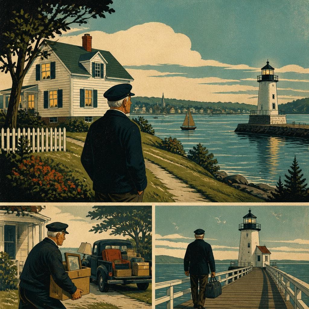 Cover art for Before the Pier Light, a Keeper’s House Shone