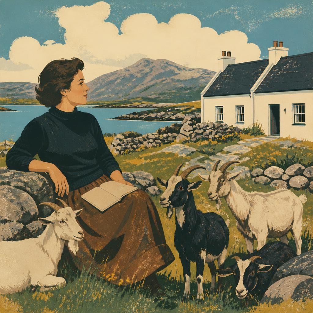 Cover art for At Connemara, Paula Sandburg’s Goats Share the Stage