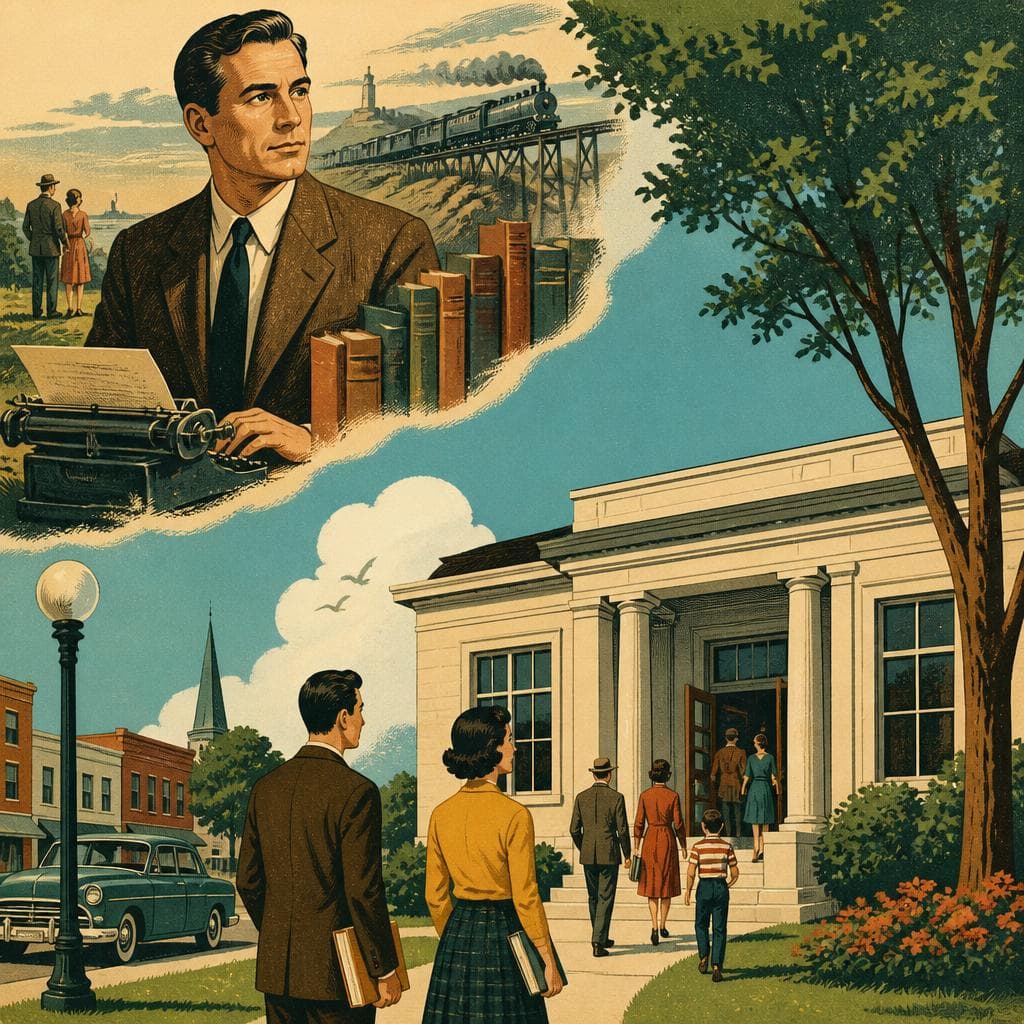 Cover art for How a Novelist Became Shelbyville’s Library Name
