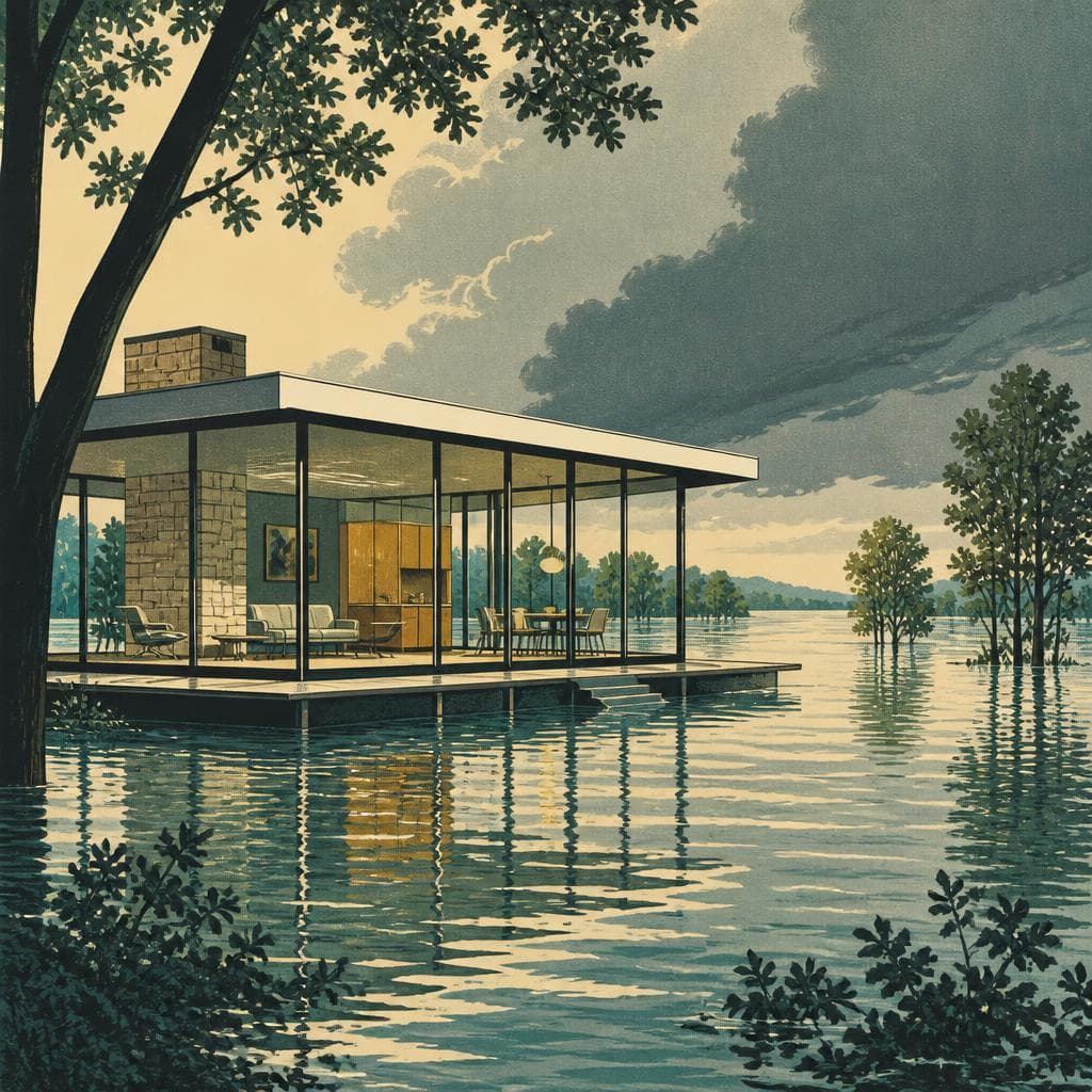 Cover art for A Glass House on Borrowed Ground