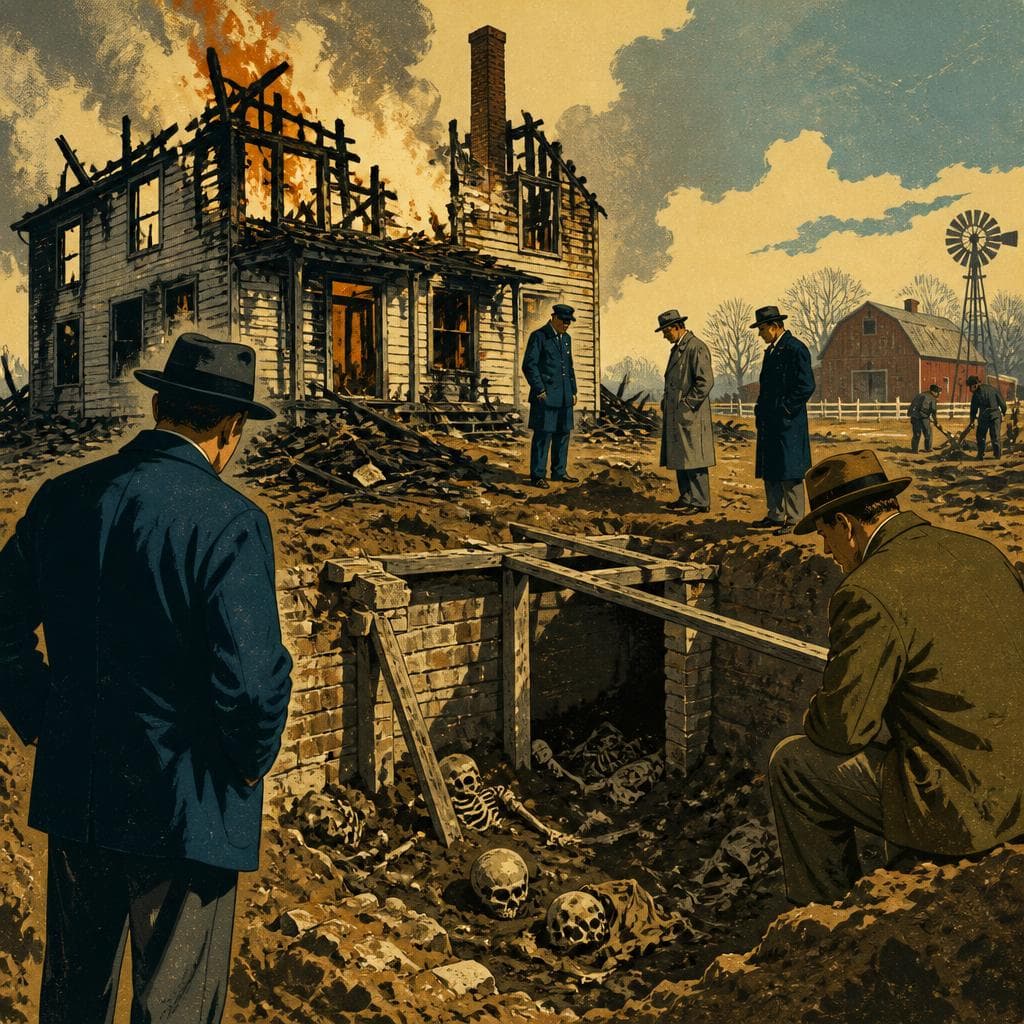 Cover art for What the Fire Revealed at Belle Gunness’s Farm