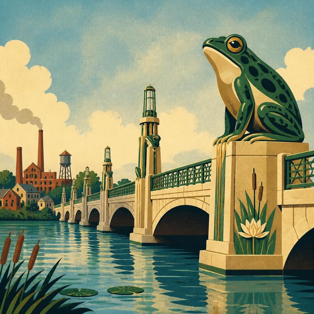 Cover art for Where Thread City Meets the Frog Legend