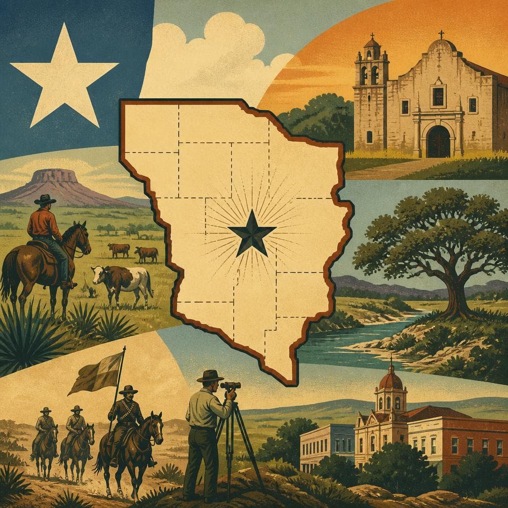 Cover art for How a County Took Shape in South-Central Texas